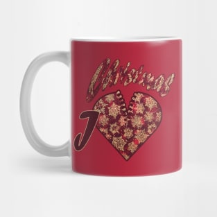 I LOVE CHRISTMAS - Open heart zipper Mug